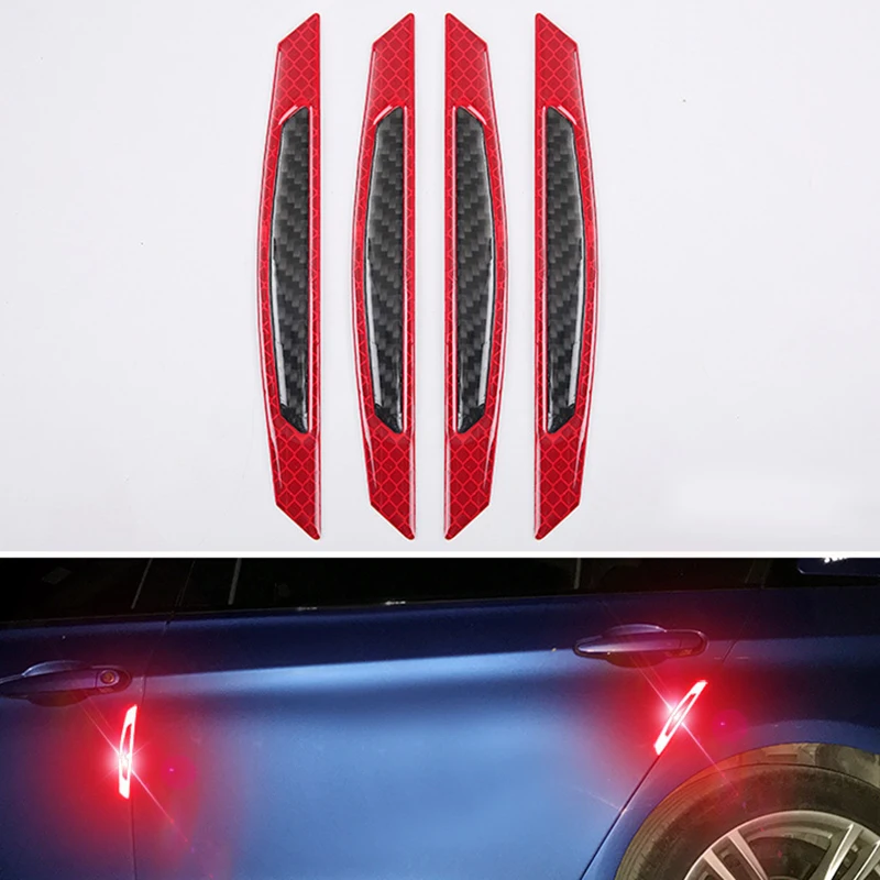 

Set Bumper Reflective Sticker Kit Parts Frames 4pcs Set Tape Reflector
