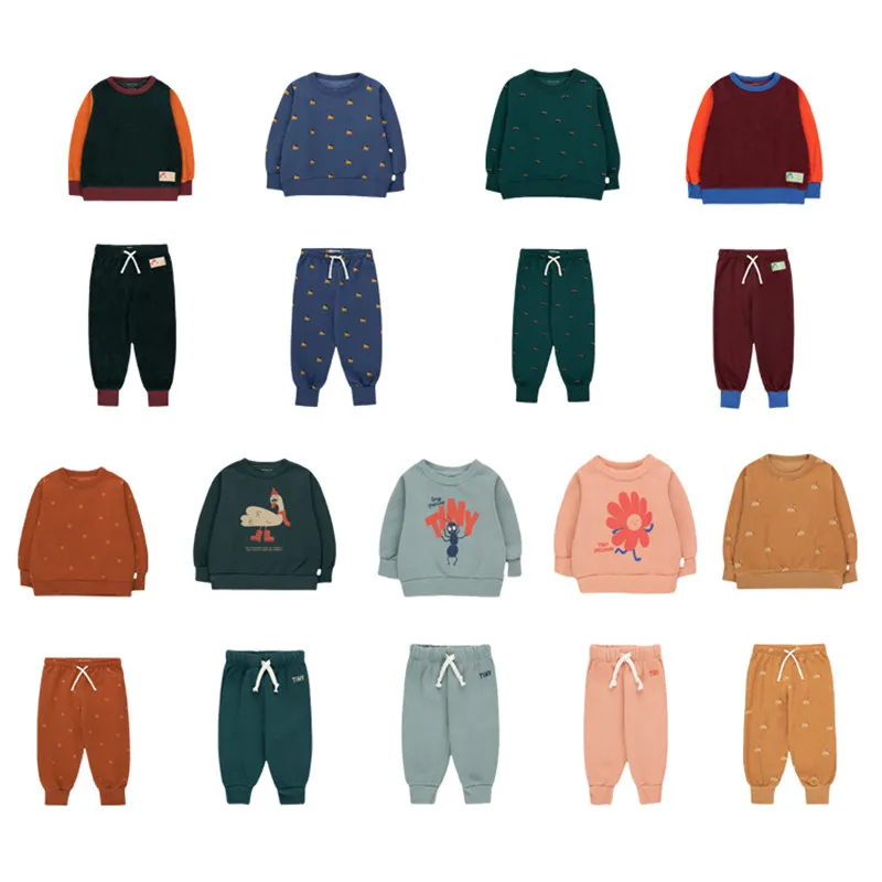 От 1 до 10 лет ibb Детские зимние наряды брендовые унисекс толстовки и спортивные