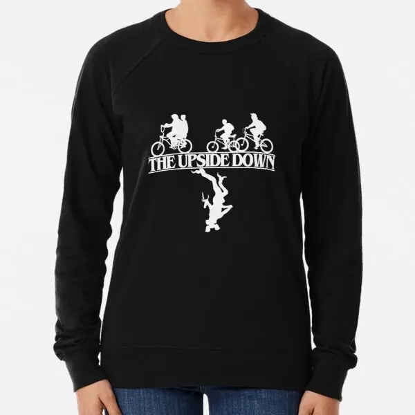 

Stranger Things The Upside Down Demogorg Print Black Lightweight Sweatshirt Suit Men Women Ladies Long Sleeved Fashion Hoodies