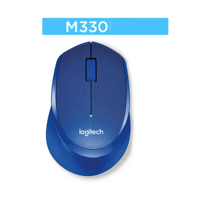 Logitech оригинальная M330 Беспроводная Бесшумная мышь с USB 1000DPI оптическая для офиса
