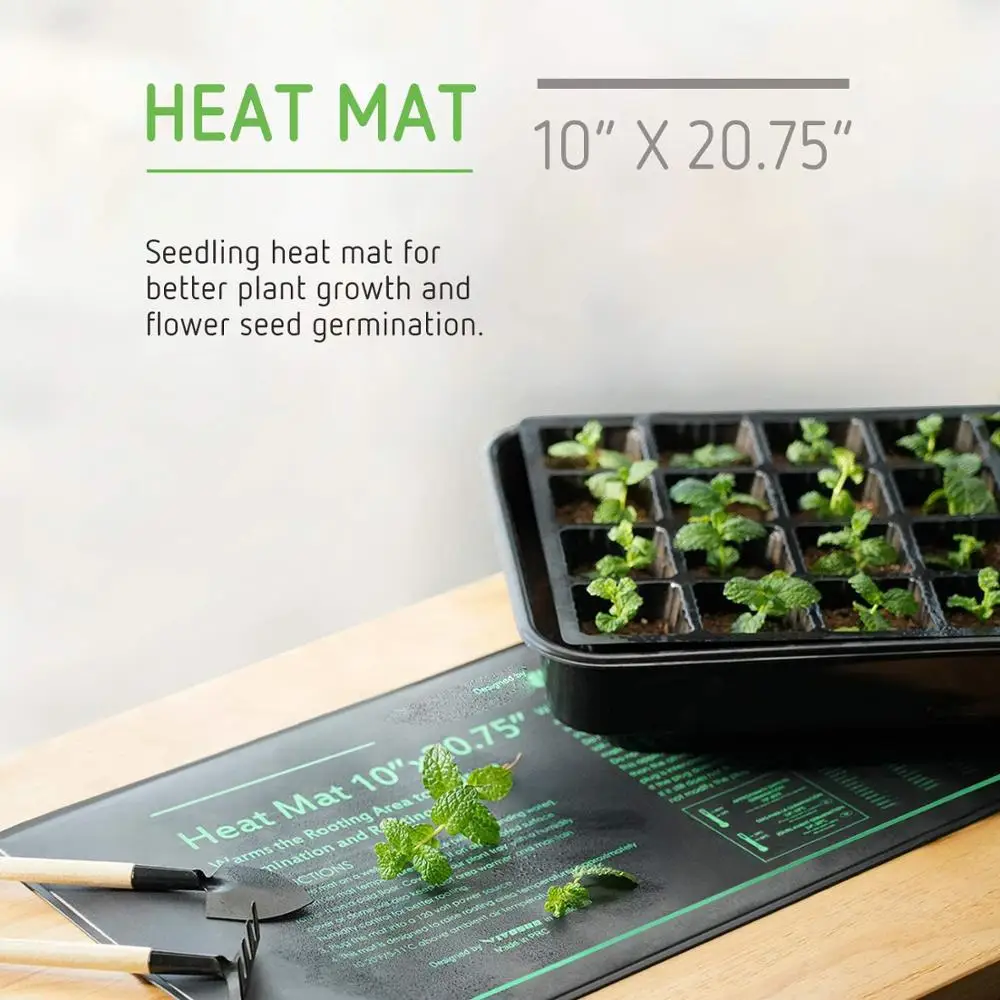 Водонепроницаемый тепловой коврик AMKOY для рассады прорастание семян клон