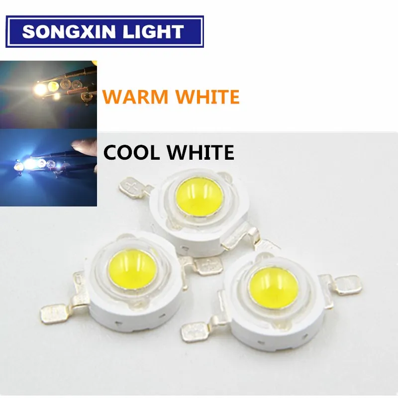 1 Вт белый теплый красный Gerrn синий RGB LED высокой мощности лампы бусины чистый 300мА 3
