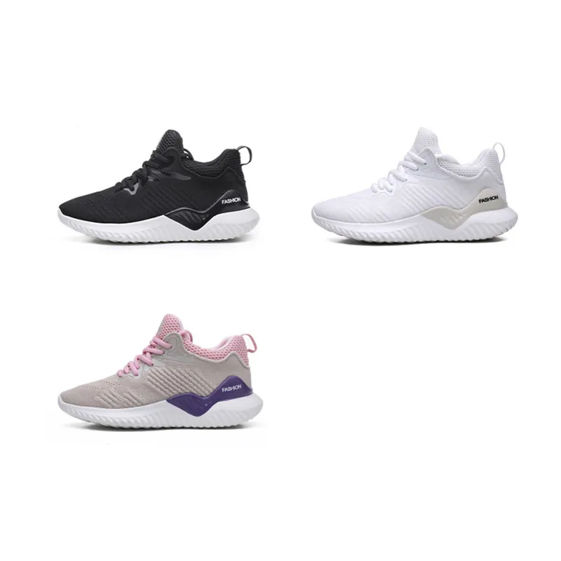 Женская повседневная обувь плоский светильник прочные кроссовки сетка дышащая