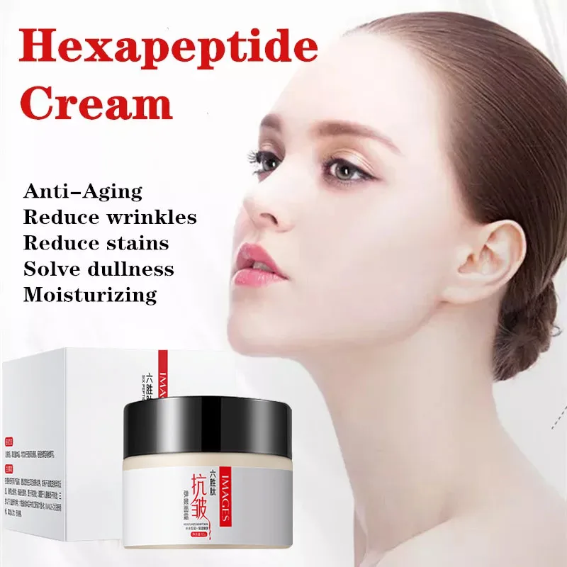 

Six peptide Anti Wrinkle Face Cream Aging Moisturizing Hydrating Facial Firming Lifting Serum Day Cream Beauty Skin Care