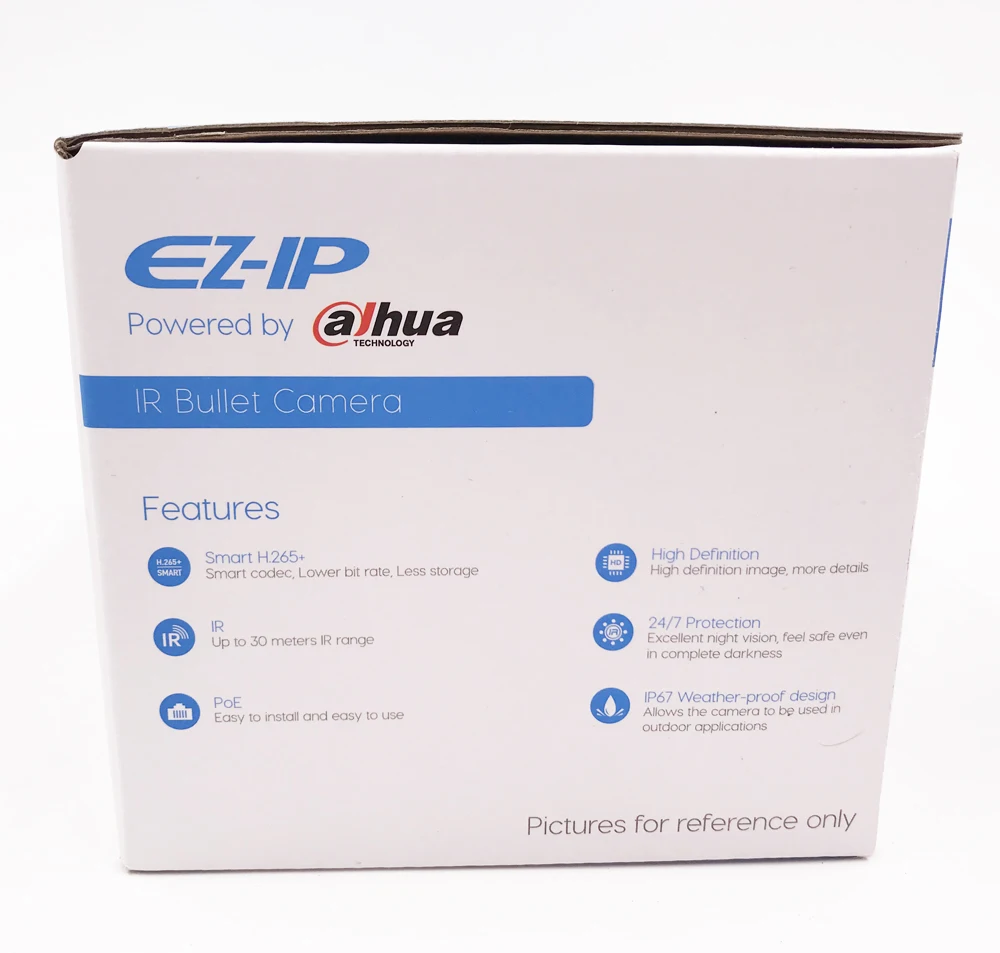 Dahua EZ-IP серия 4MP мини ip-камера H.265+ Поддержка POE 2,8 мм фиксированный объектив 3,6 мм Дополнительная камера IPC-B1B40