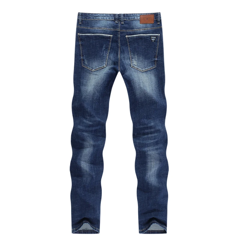 Джинсы KSTUN мужские прямые из хлопка облегающие брюки денима стрейч деловой стиль