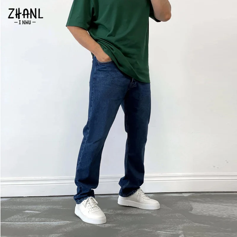 4 Style Casual Men's Classic Denim Trousers Men Jeans Pants Simple Design Daily High Quality Cozy All-match Straight Pants New