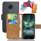 Флип-чехол для Nokia 4,2 5 5,1 5,3 6,1 6,2 7 7,1 7,2 Plus, мягкий кожаный чехол Crazy Horse, чехлы для телефонов, бумажник для кредитных карт