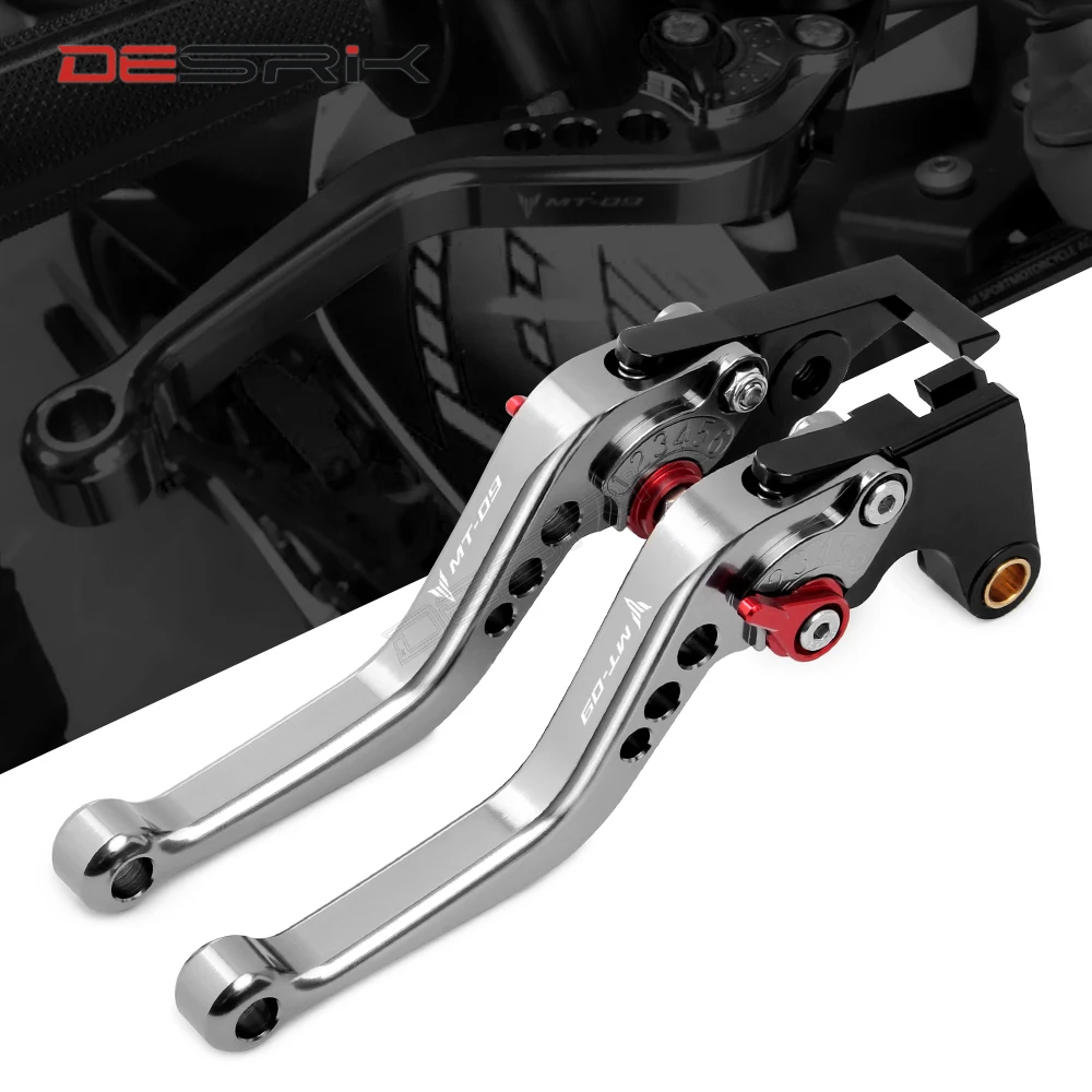 DESRIK мотоциклетные короткие рычаги регулируемые тормозного сцепления для YAMAHA MT09 MT 09 FZ09 2014 2015 2016 2017 2018
