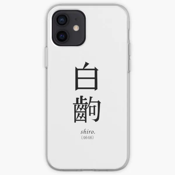 Чехол для телефона с белой рамкой серия Monogatari iPhone 5 5S SE 11 12 13 Pro Max Mini 6 6S 7 8 Plus X XS XR