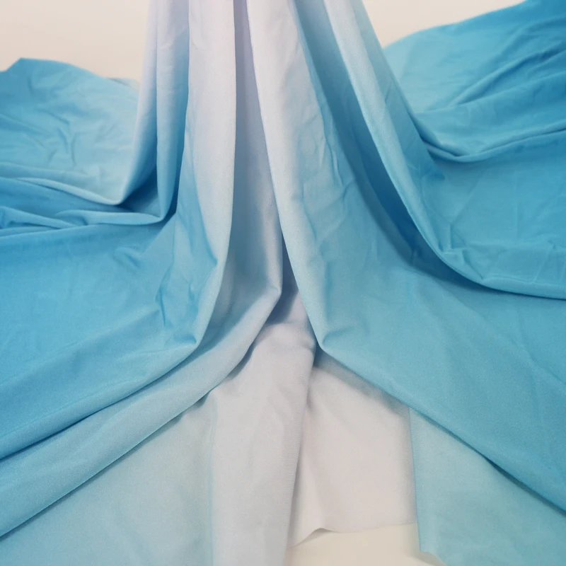 Трикотажный материал Омбре для спорта латиноамериканской одежды сценический