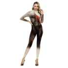 Костюм для косплея животных на Хэллоуин, полиэстер, спандекс, Zentai, костюм кошки, 3D наряды с цифровой печатью, боди на молнии Aldult