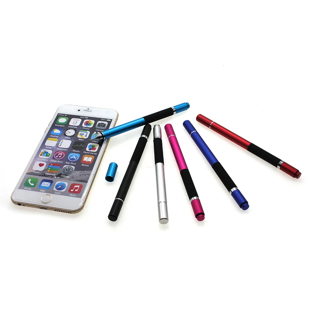 

2 in 1 Touch Screen Stylus+Ballpoint Pen For iPhone for Tablet Smartphone
