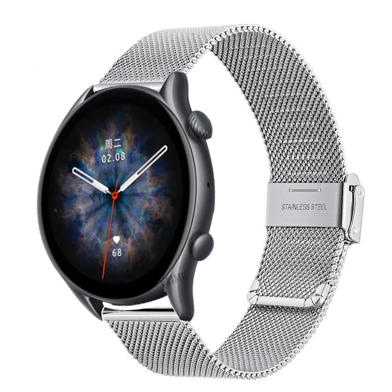 Ремешок сменный для смарт-часов Xiaomi Huami Amazfit GTS 3 GTS3 браслет часов GTR 42 мм Bip U S GTS2 Mini -
