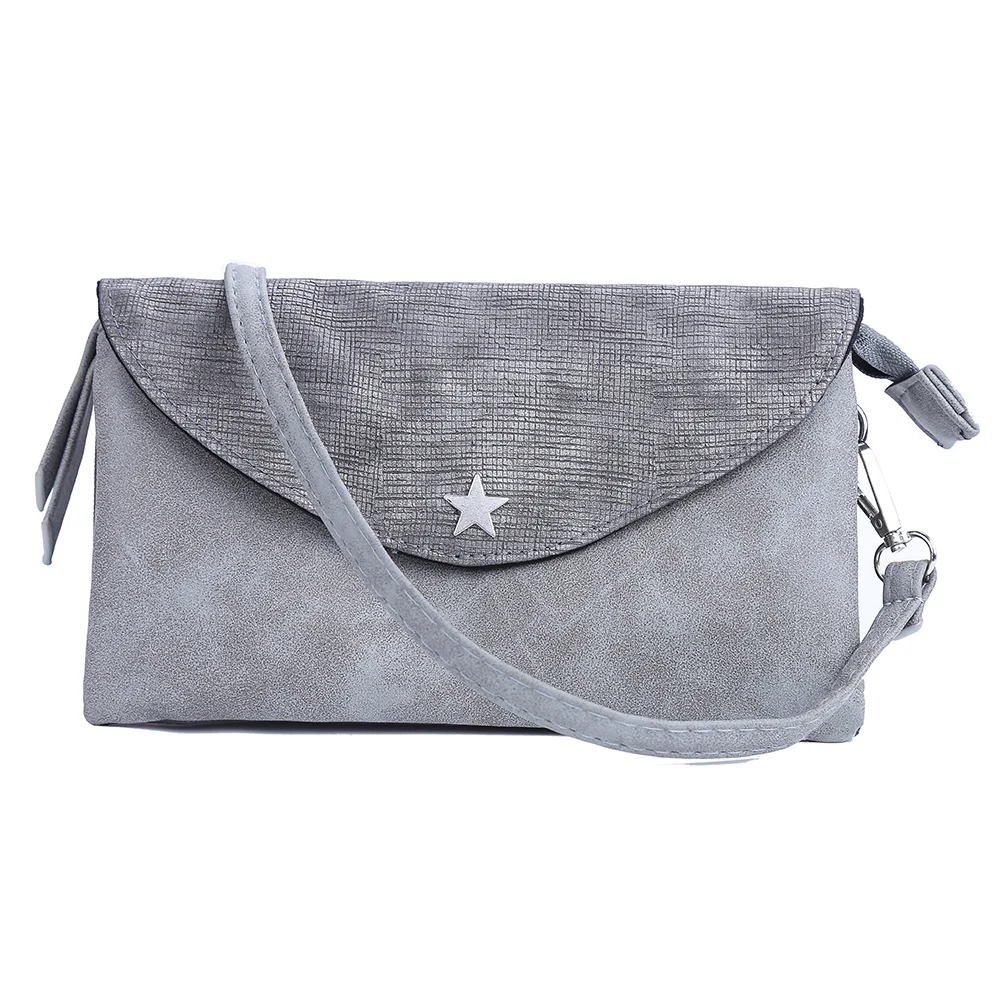 KUINIU Клатчи из искусственной кожи с рисунком звезды женские сумки через плечо 2019