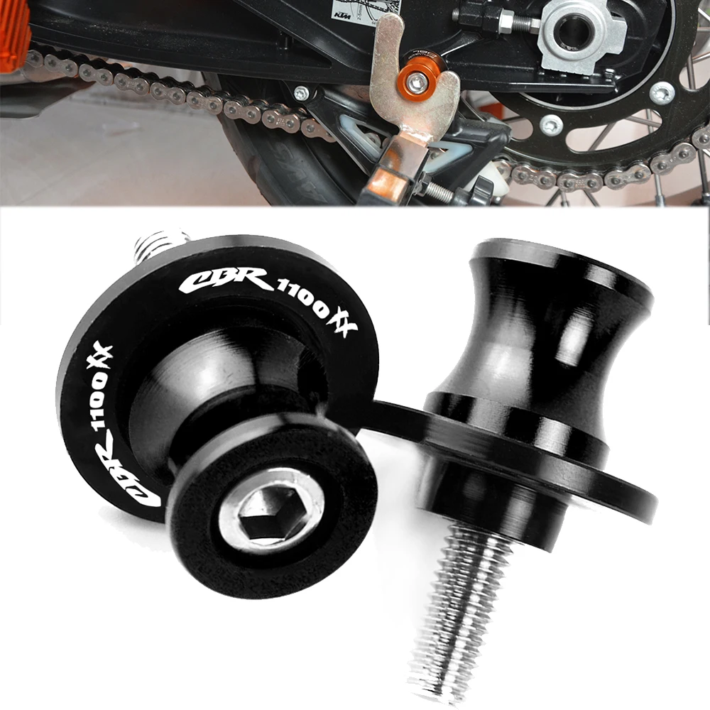 

8MM FOR HONDA CBR1100XX / BLACKBIRD 2001 2002 2003 2004 2005 2006 2007 Motorcycle Swingarm Slider Spools Stand Cover Screws