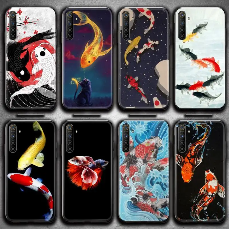 

Koi Fish Phone Case For OPPO Realme 6 Pro Realme C3 5 Pro C2 RENO2-Z A11X