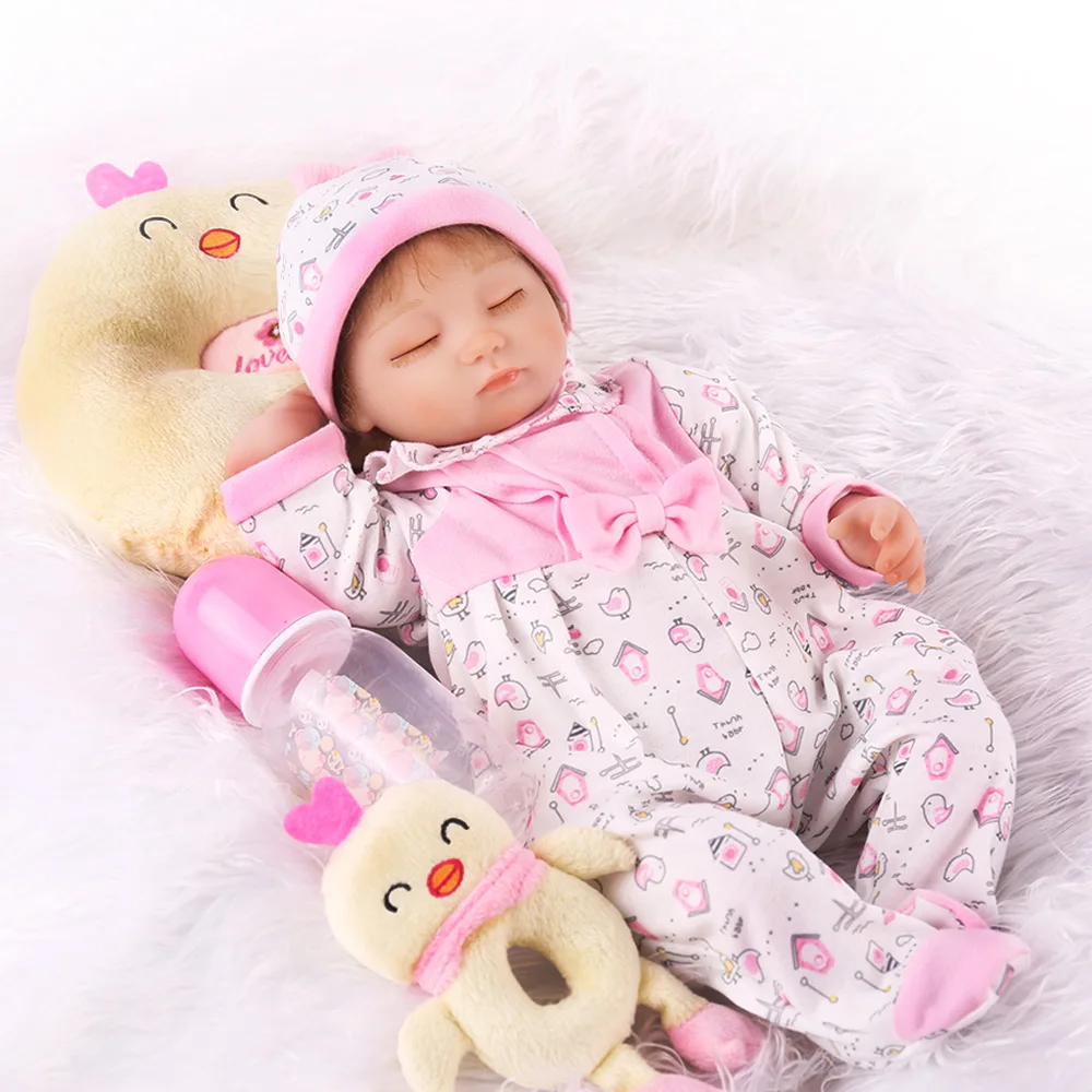 Имитация из силикона модель Reborn Baby Dolls 18 дюймов 48 см Bebe Alive Boneca Реалистичная милая