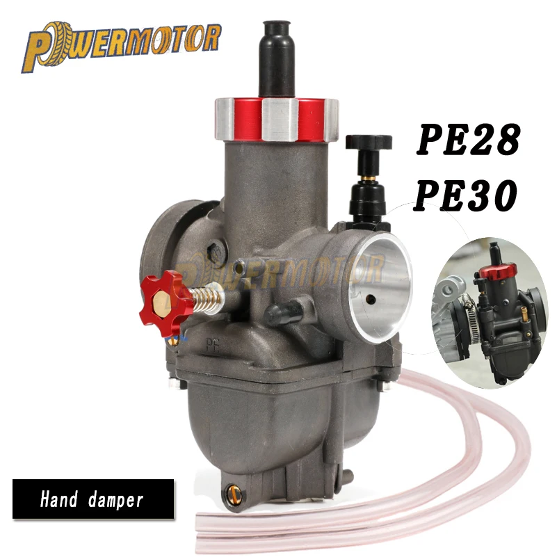 Карбюратор PowerMotor PE28 PE30 высокопроизводительный гоночный для мопедов скутеров