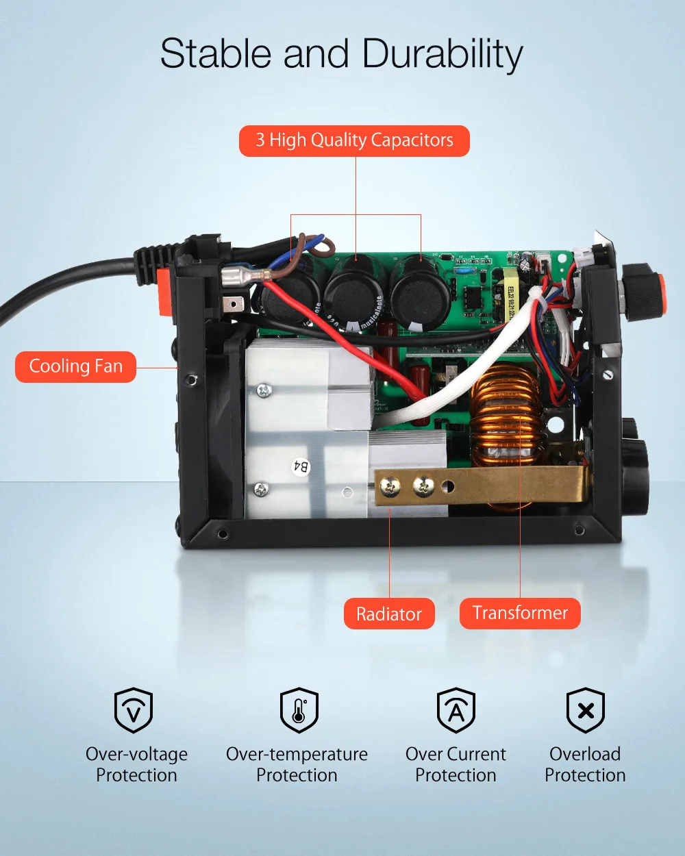 ZX7-250 250A мини Электрический сварочный аппарат портативный цифровой дисплей MMA ARC DC инвертор пластик-сварочное оборудование
