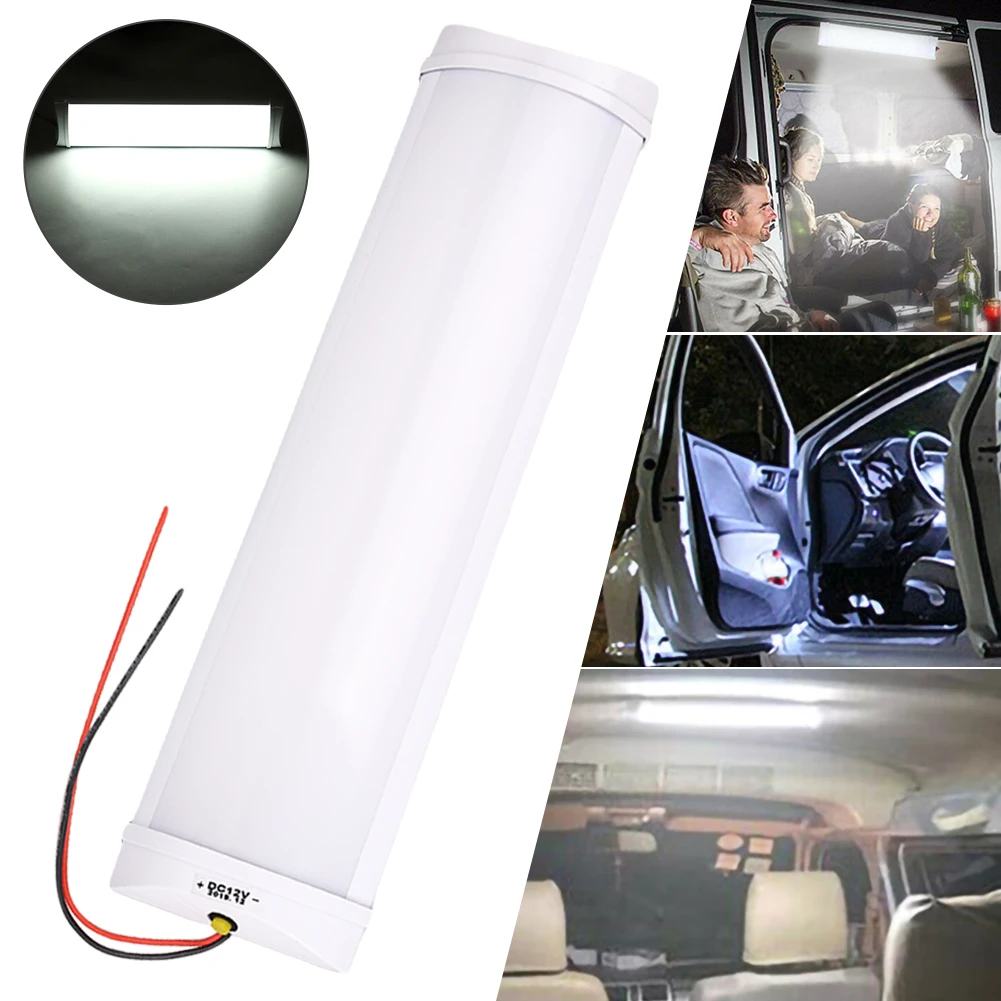 

Led Car Interior Light 12w Dc 12v 28cm 6500k 1500lm Premium 72leds Truck Trucks Boat Van Camper Indoor Roof Ceiling Rv Lights