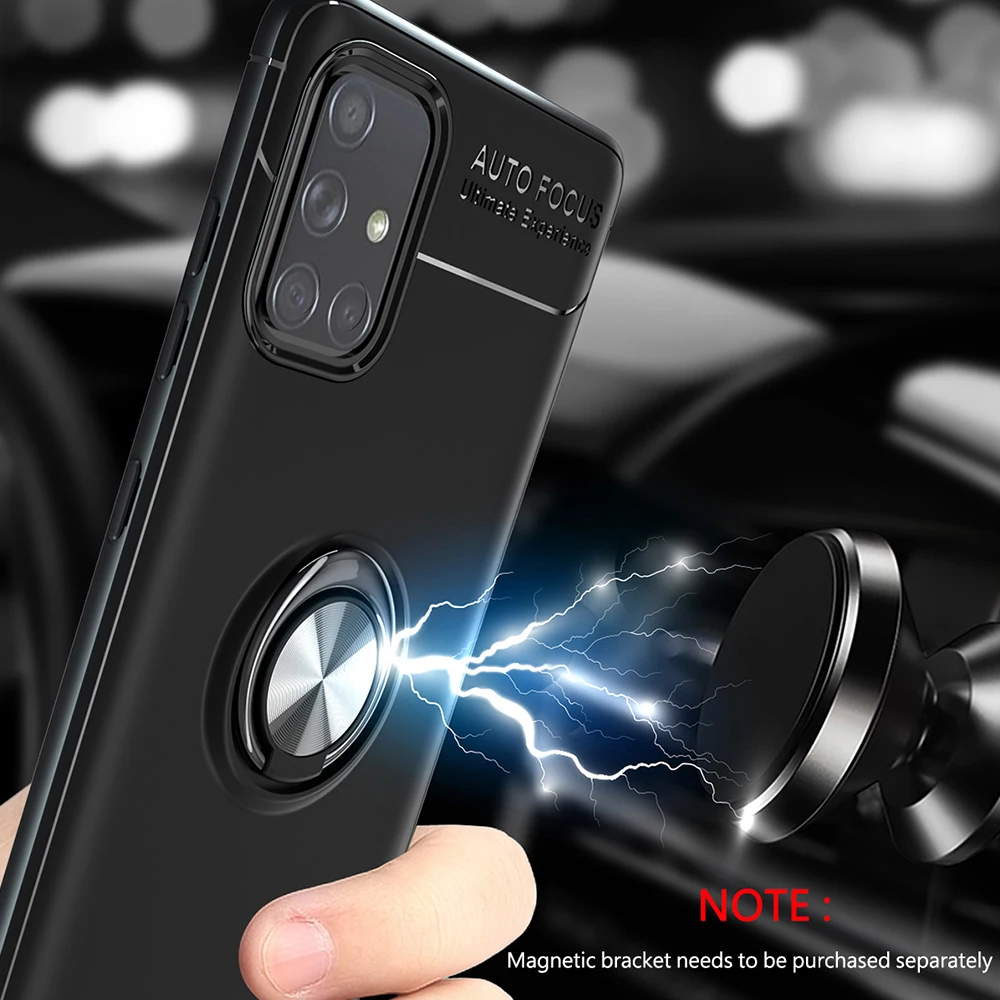 Магнитный держатель для мобильного телефона чехол Samsung Galaxy A01 A51 A71 A10 A10S A20 A30S A40 A50