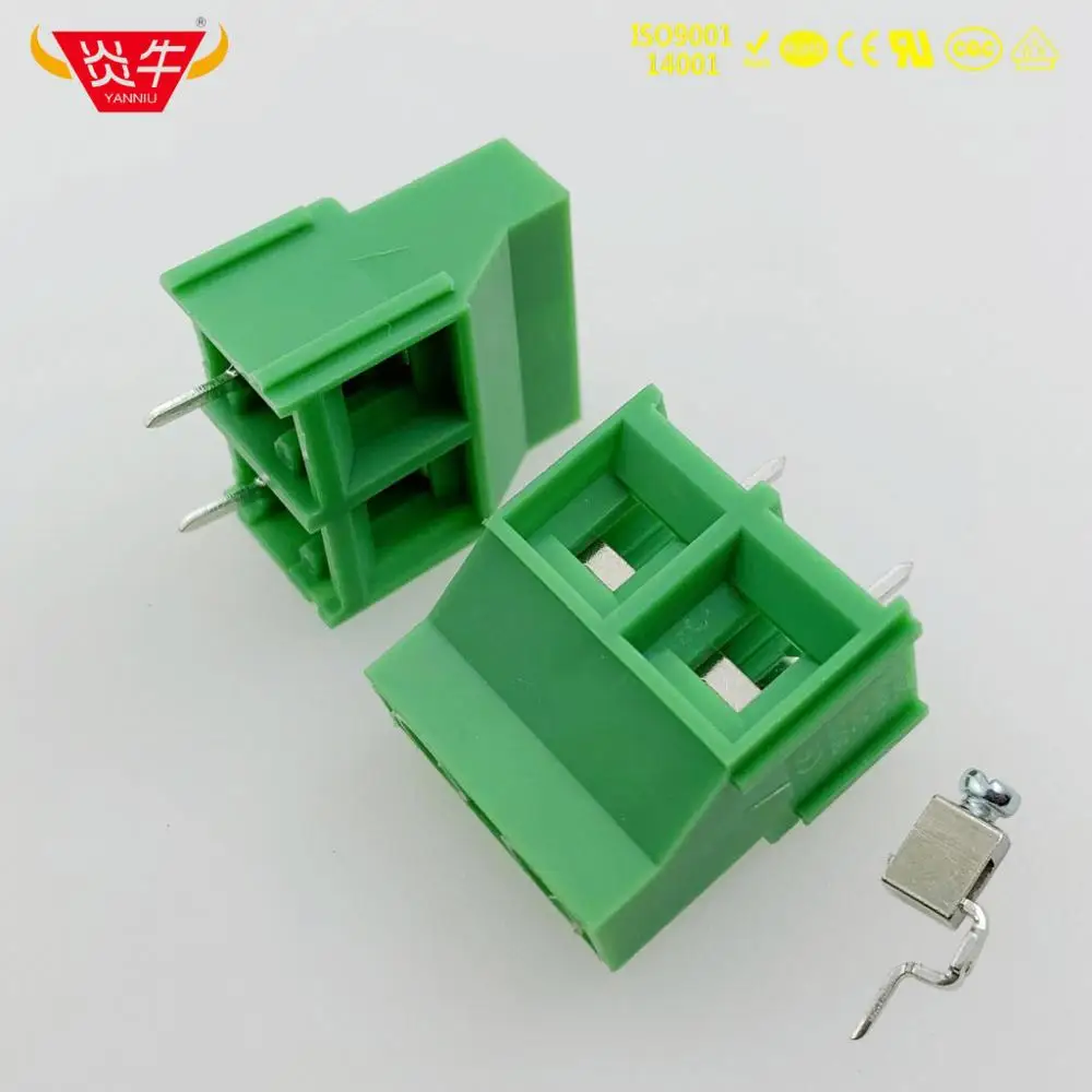 950-9.52-2P KF950 9,52 Американская классификация проводов 2р 3P PCB Универсальный Винтовые клеммы DG636 9,52 мм 2PIN 3PIN SPT 5/2-9,52 11714971 PHOENIX CONTACT DEGSON KEFA - Цвет: 950-9.52-2P