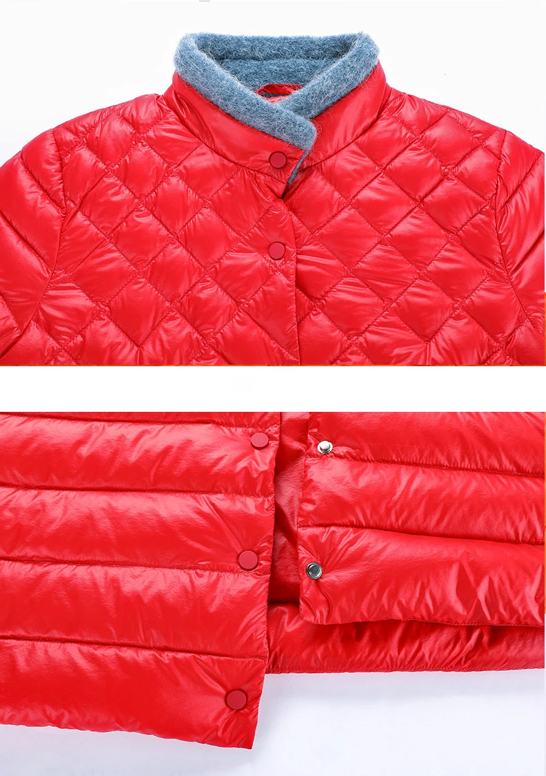 Новинка 2019 Женское пальто средней длины зимнее ультралегкое стеганое Стеганое