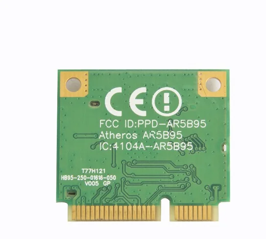 Беспроводная Wi-Fi карта SSEA для Atheros AR9285 AR5B95 half MINI PCI-E 150 Мбит/с Wlan | Компьютеры и офис