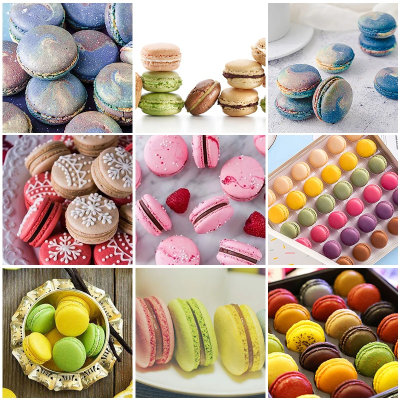 

48-Cavity Silicone Macaron Baking Mat Mold Pastry Oven Baking Mould Sheet Mat Non-stick DIY Bakeware Kitchen Baking Tools