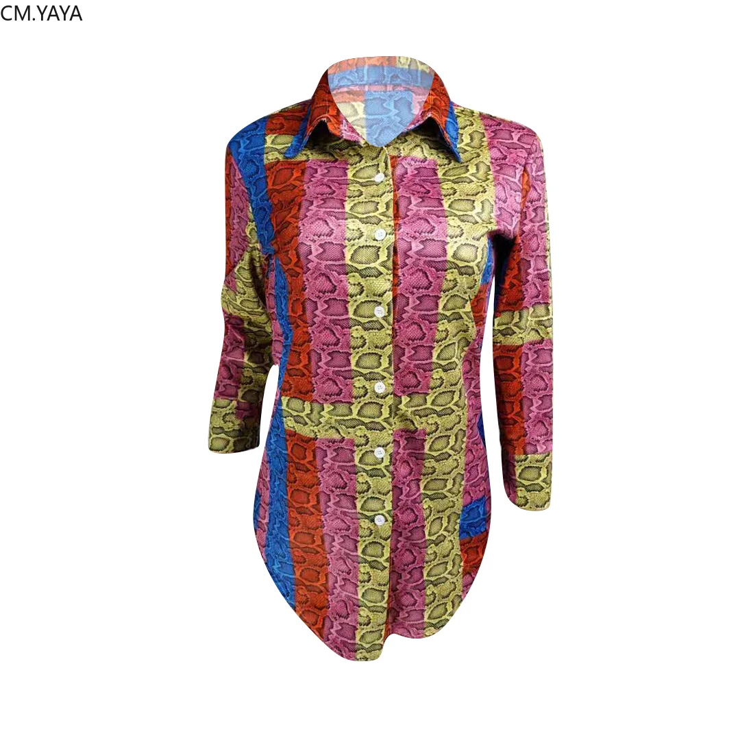 Новинка 2019 женские осенние модные блузки на пуговицах с длинными рукавами и