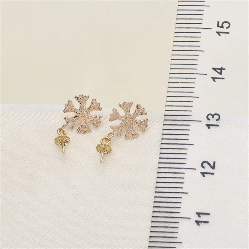 

Genuine 18K Yellow Gold Earrings Ear Hook Ear Line Earring Blank Bracket DIY For Women Earring Jewelry Accessories Bijoux