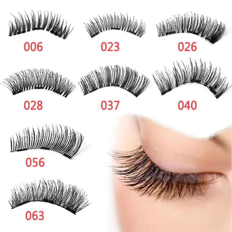 4 шт 3D норковые ресницы натуральные Толстые Длинные Накладные тонкие макияж