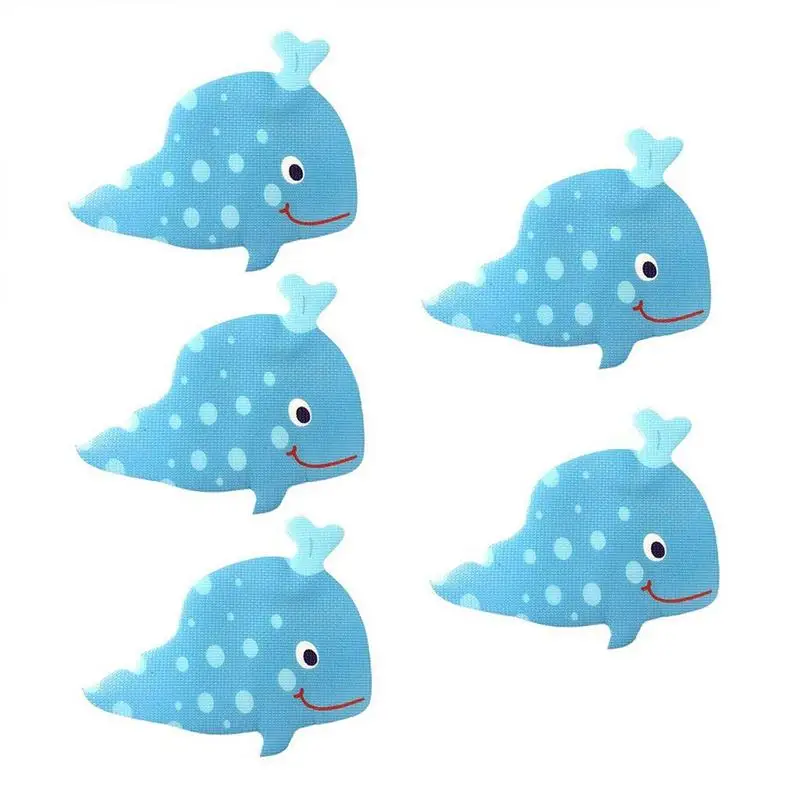 5 шт. Нескользящие Ванна наклейки Ванная комната туалет душевая пол сцепление в 2