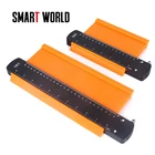 Многофункциональный инструмент для дублирования профилей, измерительная линейка в форме дерева, пластиковый шаблон, инструменты для измерения контура