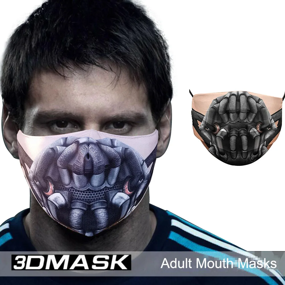 Маска для косплея многоразовая Пылезащитная дышащая взрослых | Тематическая