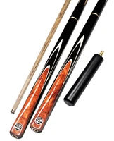 9 8mm10mm tip 34 joint america ash wood shaft inlay ebony butt handmade british snooker billiard cue with mini extension