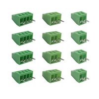2 4pin 2 54mm0 1 pitch pcb universal screw terminal blocks board to wire connector kf120 2 54 2p 3p 4p straight pin terminals