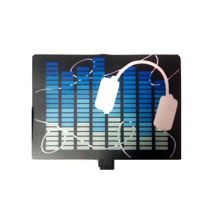 Вечерние звуковая активная el панель светильник активация мигасветодиодный