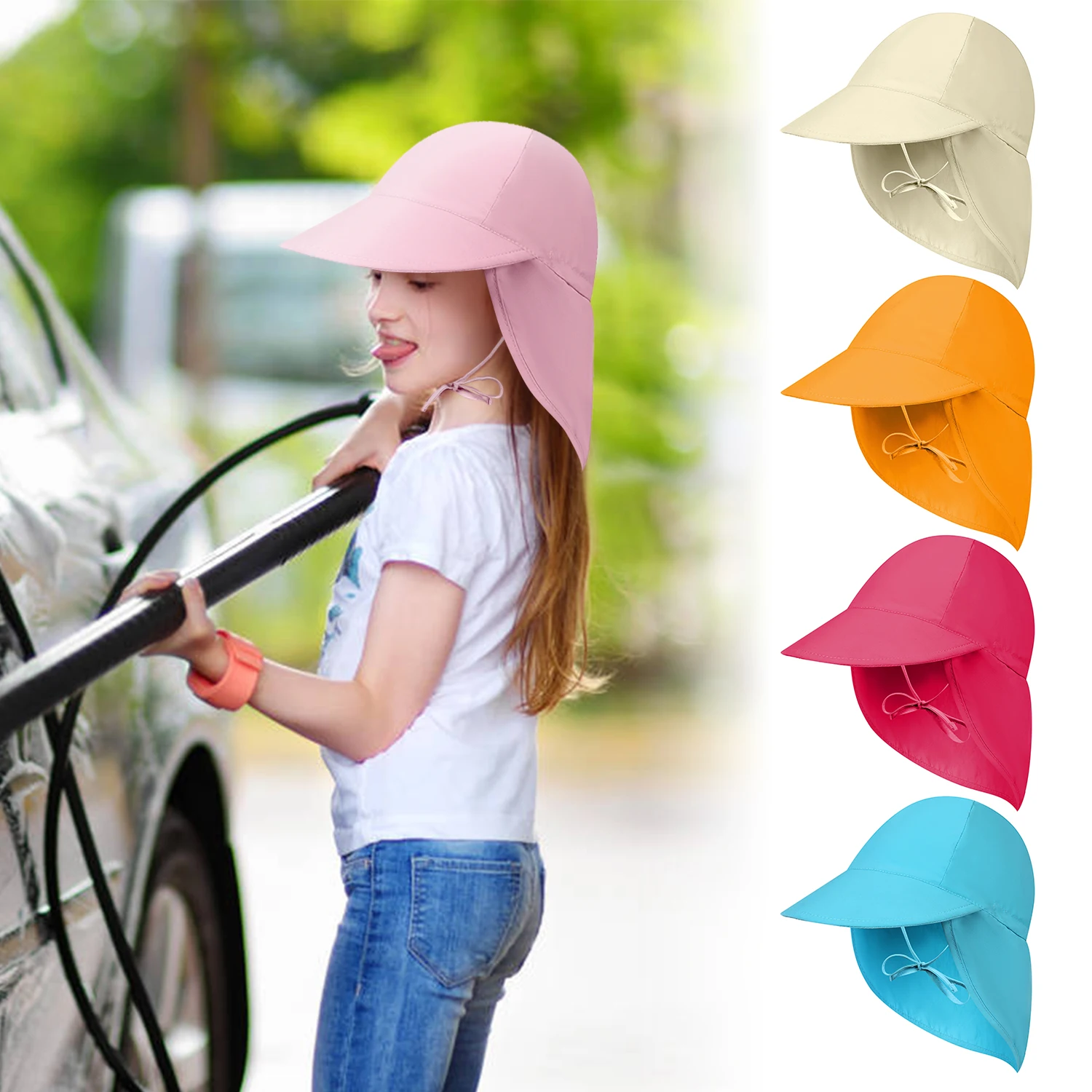 Детская Солнцезащитная шляпа с широкими полями для путешествий кемпинга детской