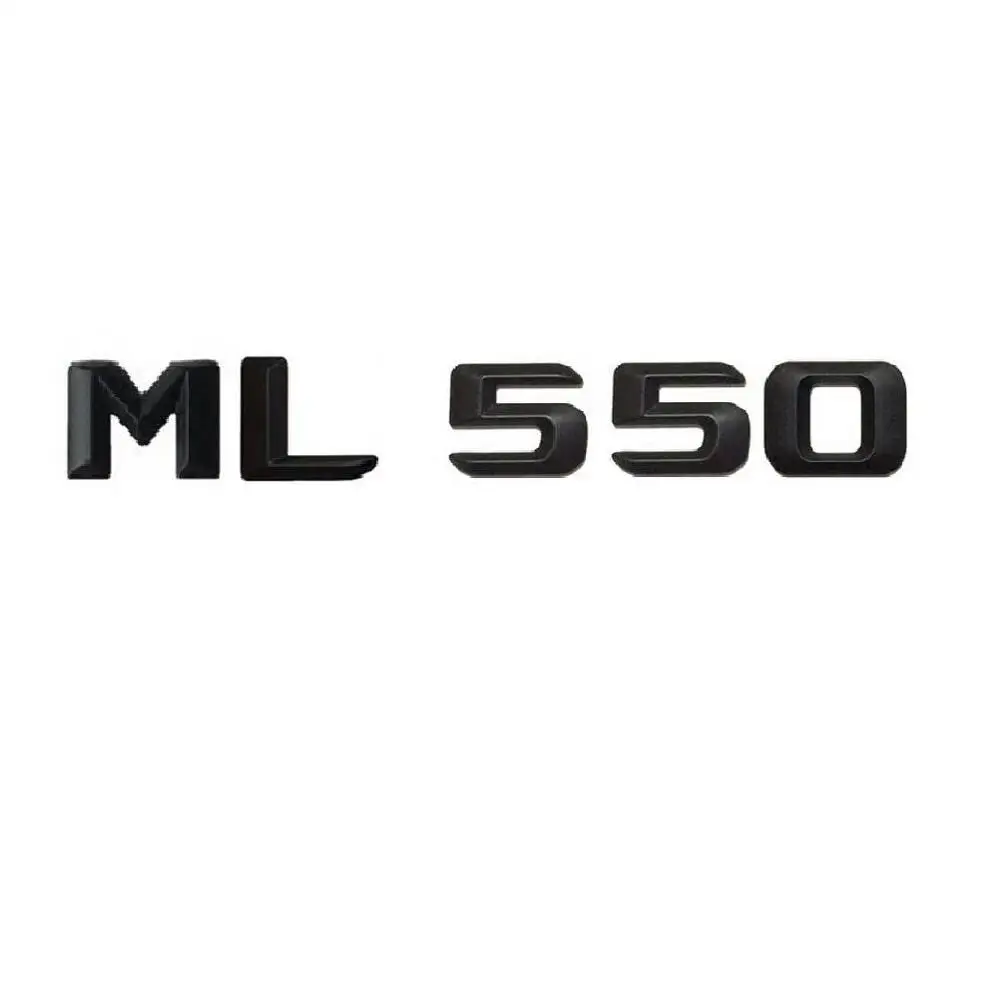 Черные цифры буквы ML 550 значок багажника эмблема Эмблемы для Mercedes ML550 | Автомобили