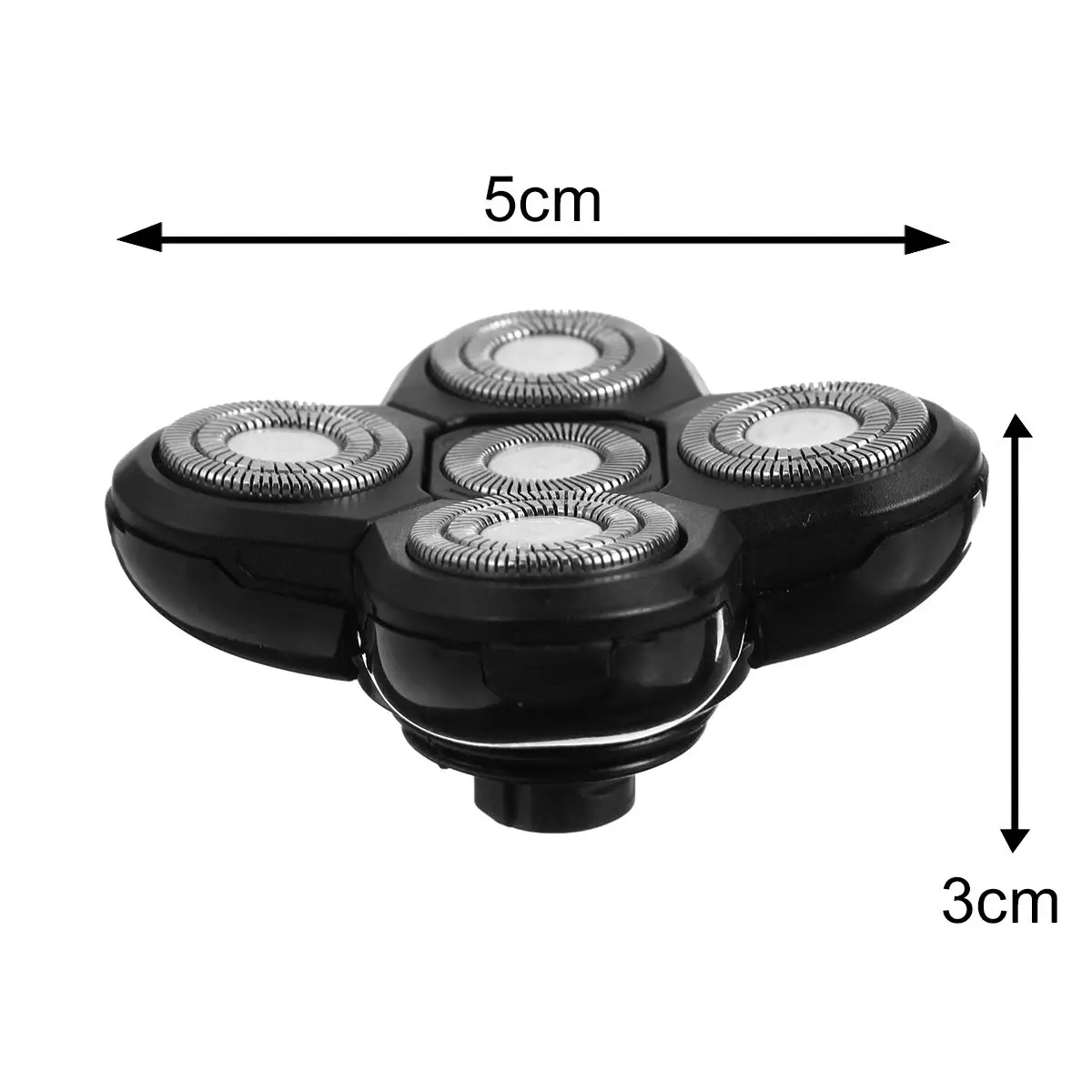 

2020 New Men 5 Blade Razor Replacement Shaving Heads for Alternate Floating Washable Electric 5D Shavers Trimmers accessories