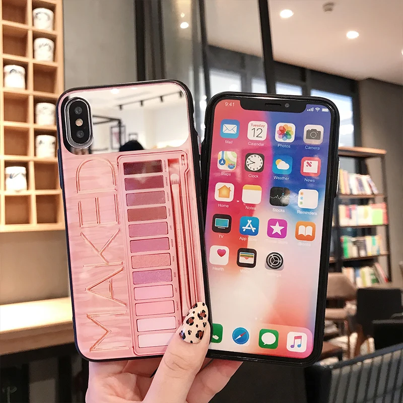 Чехол для iPhone 11 11Pro Max 7 8 Plus X Xr Xs твердый роскошный зеркальный чехол 6 s 6s задняя
