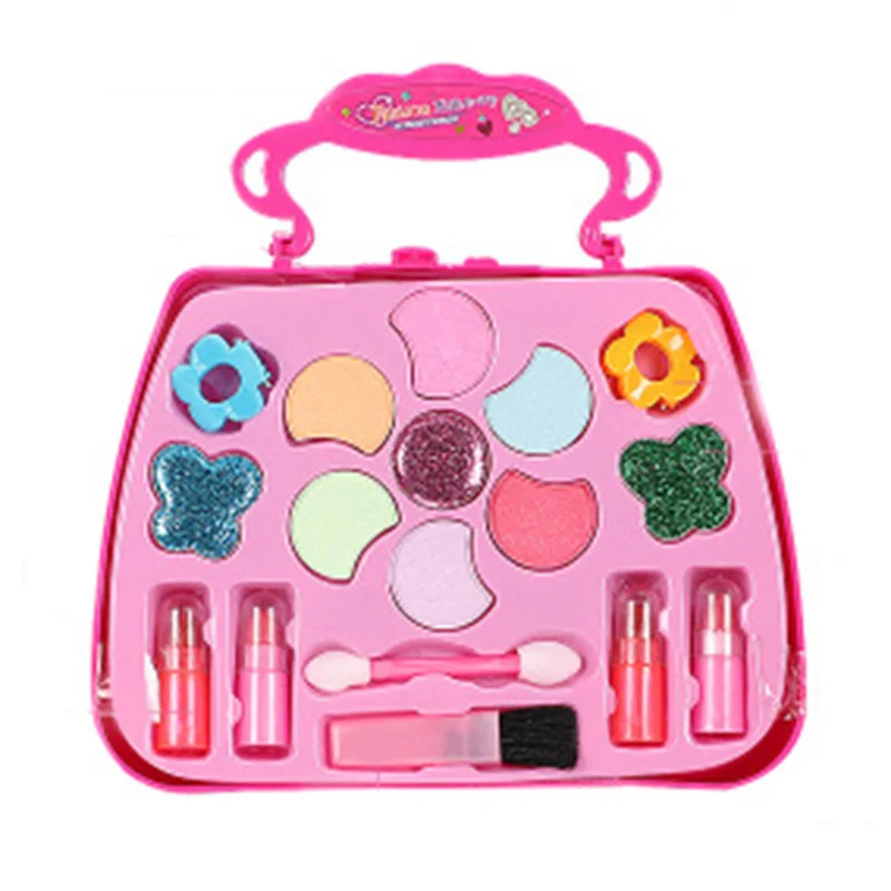 

Play House Girls Toy Beauty Cosmetic Carry Case Pretend Hair Dryer Makeup Role Play Bag Children'S Toys For Girls Makeup Set Kid