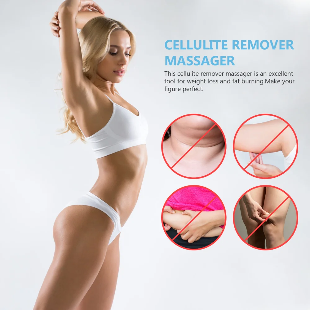 

1Pc 3-in-1 Far Infrared Ultrasonic Cosmetic Instrument Body Massager (White)