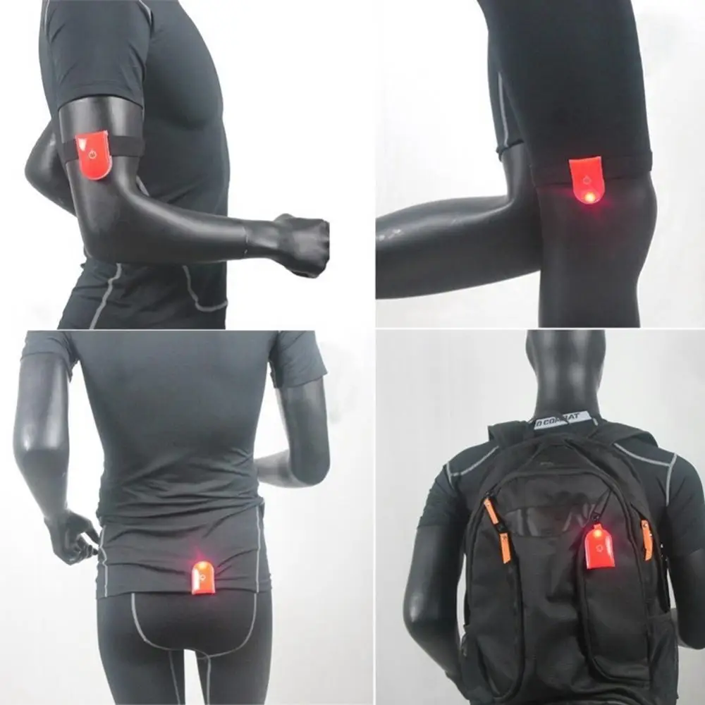 LED Safety Light Reflective Magnetic Clip On Strobe Running Cycling Hiking Warning Lamp Strap Emergency | Спорт и развлечения