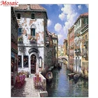 Венеция, Италия, городской пейзаж, 5D алмазная вышивка, картина, полноразмерная мозаика сделай сам