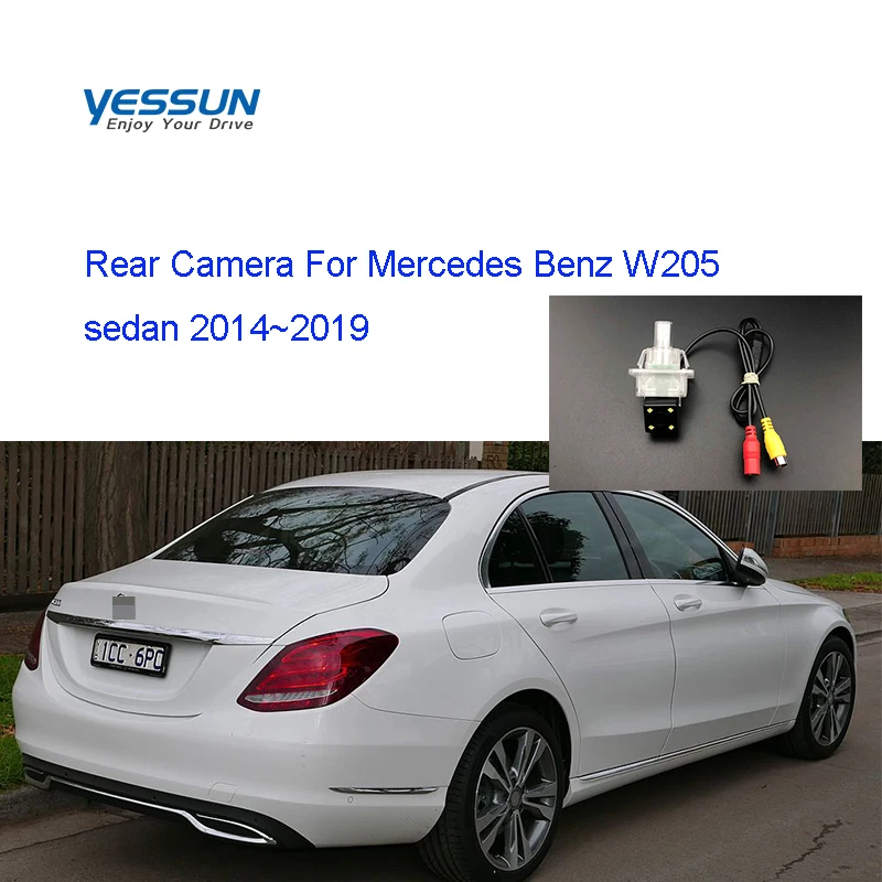 Yessun аксессуары для mercedes w205 Автомобильная камера заднего вида IP67 DC 12V Mercedes Benz W205 sedan