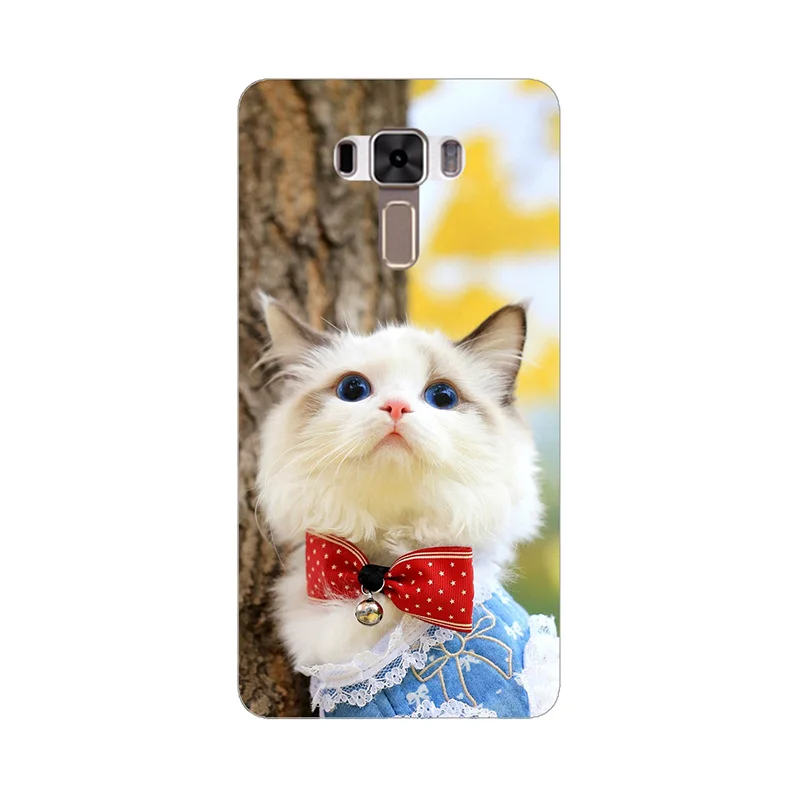 Чехол для ASUS Zenfone 3 ZE552KL с милым принтом животного кота чехол _ z012d 5 дюйма рельефный