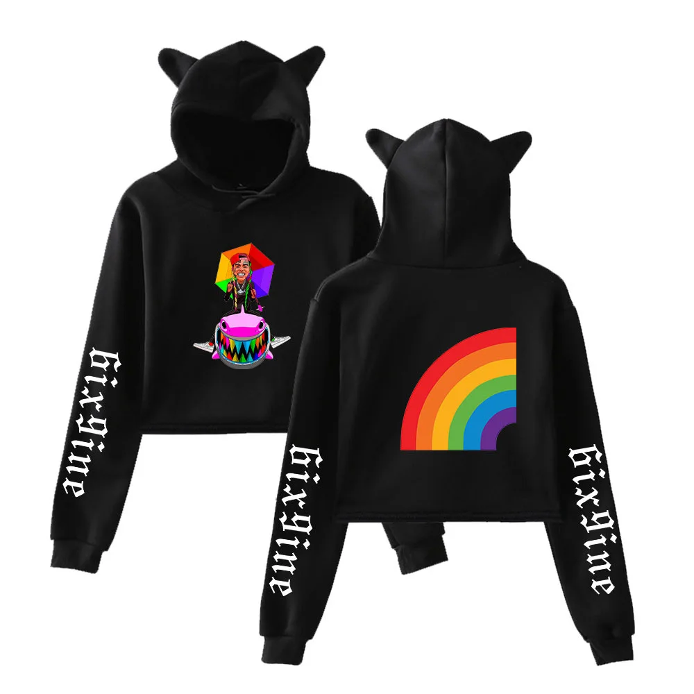 Женская толстовка с капюшоном в стиле хип-хоп